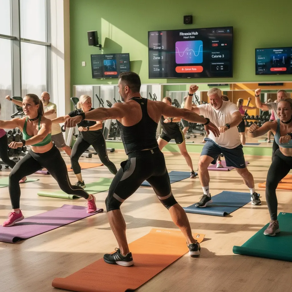 Klients, kurš izmanto viedtālruņa lietotni treniņu plānošanai.